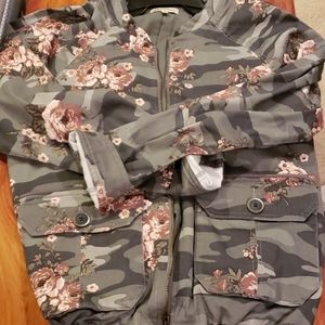 Camo with roses jacket